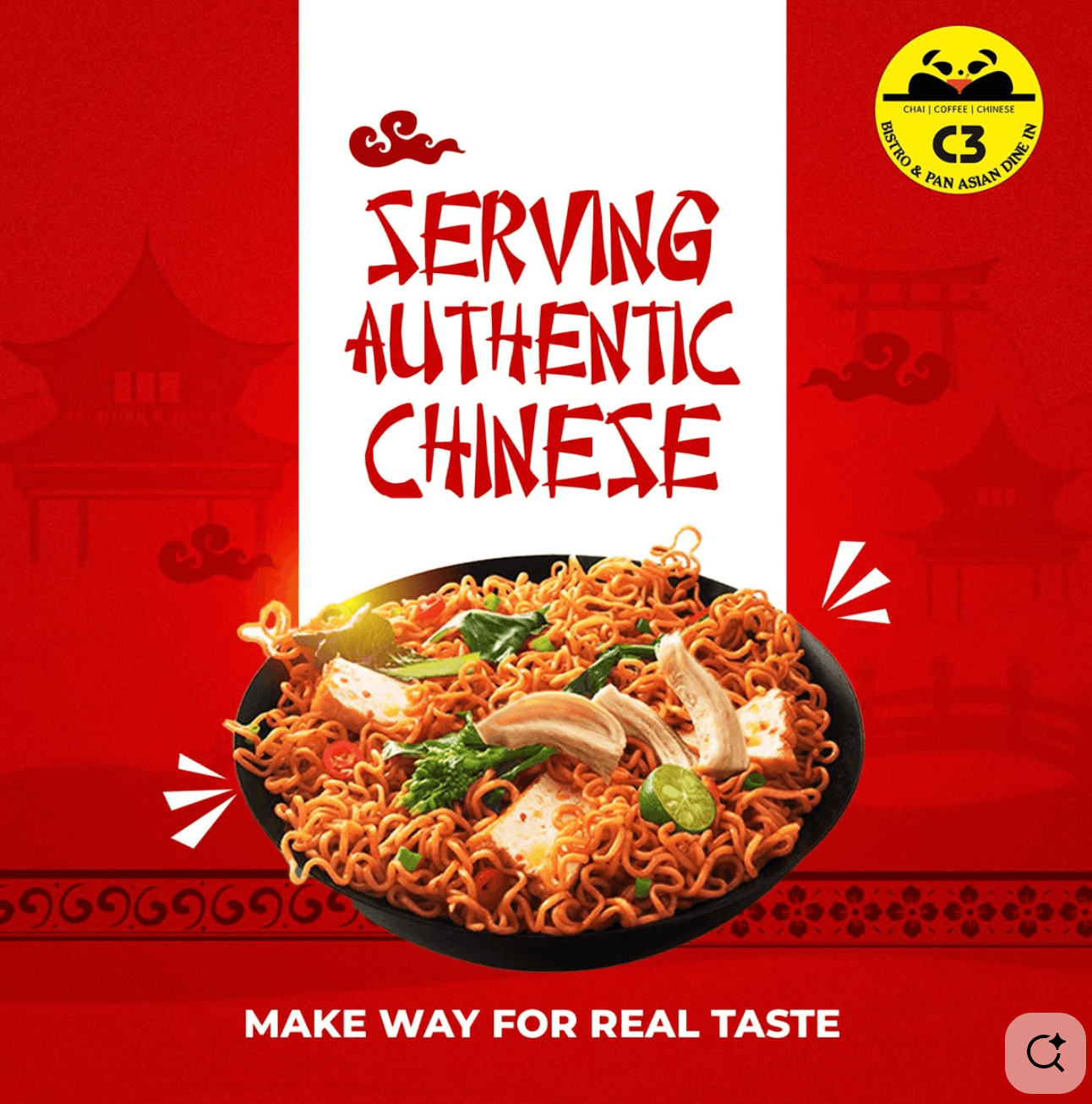 Signature wok-fired noodles